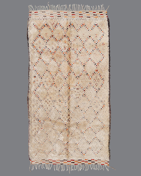 Vintage Moroccan Beni Ouarain Carpet BO_183