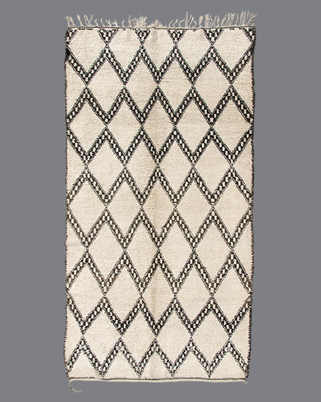 Vintage Moroccan Beni Ouarain Carpet BO_185