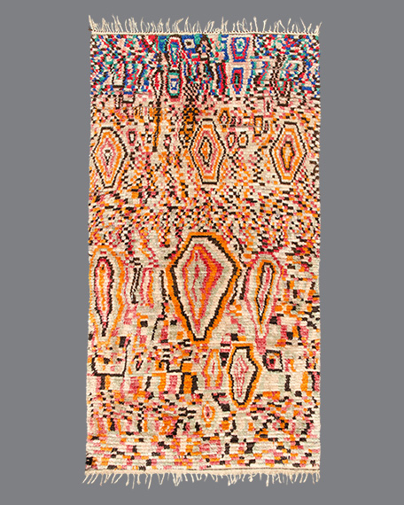 Vintage Moroccan Beni Yacoub Carpet BY02