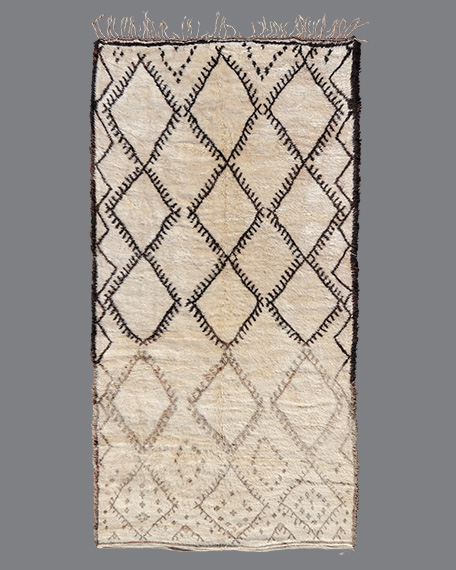Vintage Moroccan Beni Ouarain Carpet BO_200