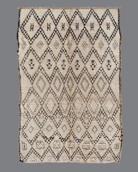 Vintage Moroccan Beni Ouarain Carpet BO_201