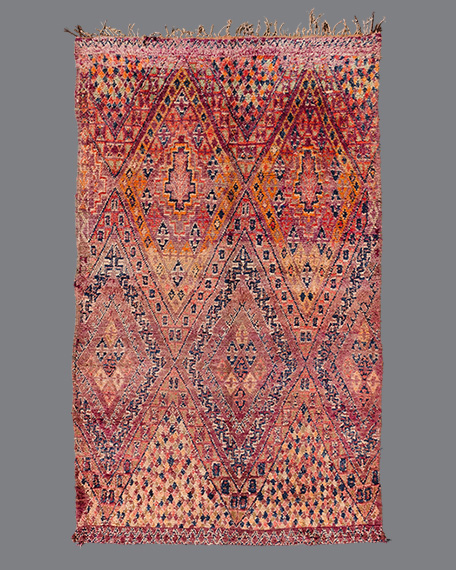 Vintage Moroccan Beni M'Guild Carpet BG92