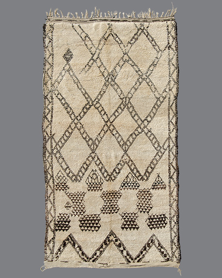 Vintage Moroccan Beni Ouarain Carpet BO_122