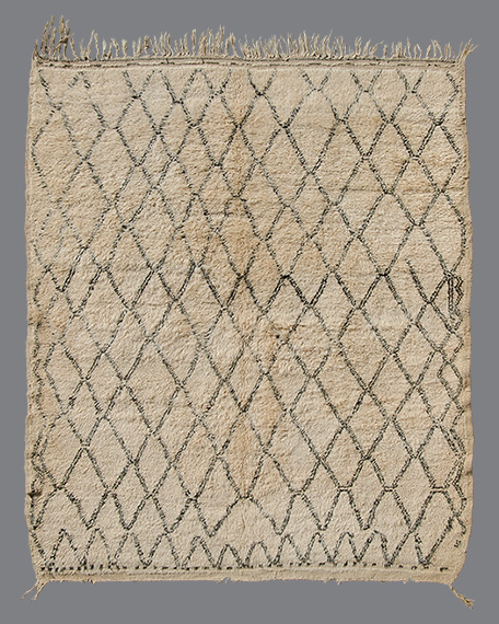 Vintage Moroccan Beni Ouarain Carpet BO_126