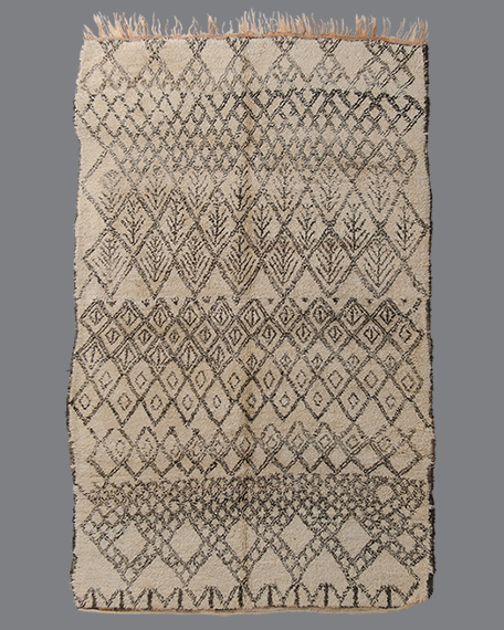 Vintage Moroccan Beni Ouarain Carpet BO_138