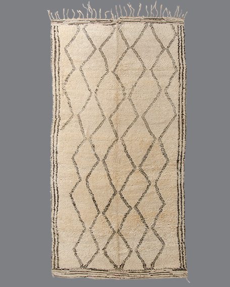 Vintage Moroccan Beni Ouarain Carpet BO_142