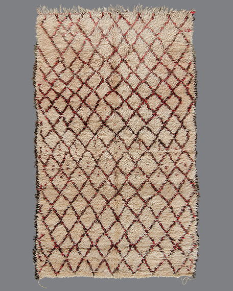 Vintage Moroccan Beni Ouarain Carpet BO69