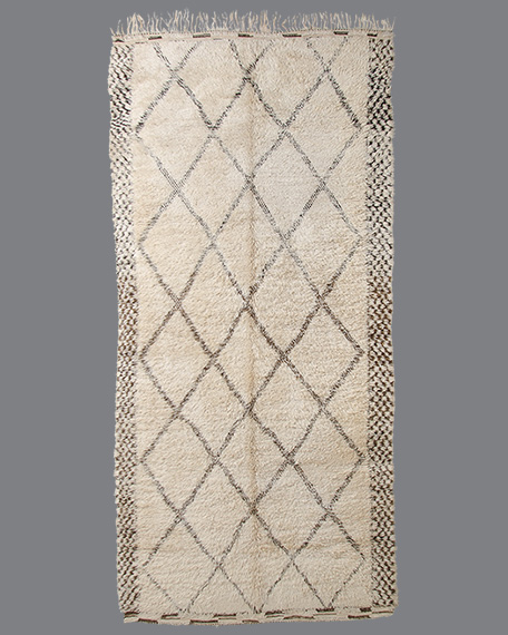 Vintage Moroccan Beni Ouarain Carpet BO92