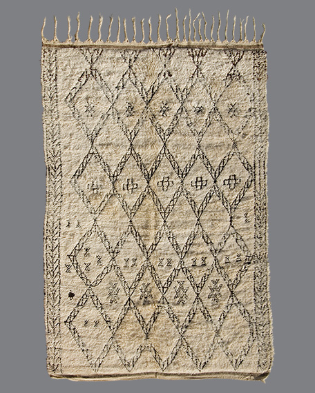 Vintage Moroccan Beni Ouarain Carpet BO48