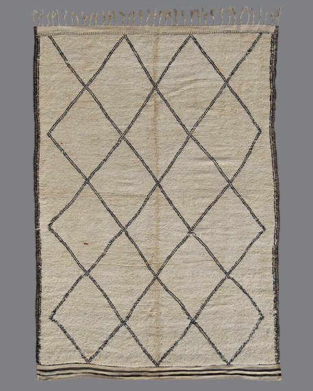 Vintage Moroccan Beni Ouarain Carpet BO54