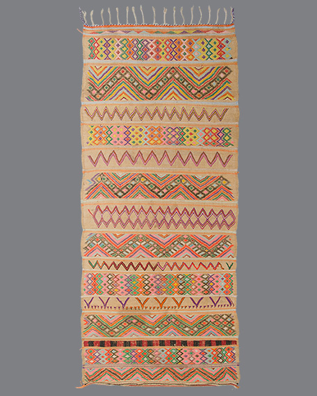Vintage Moroccan Hassira Carpet HS05