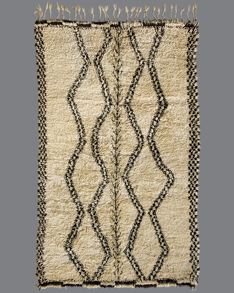 Vintage Moroccan Beni Ouarain Carpet BO06