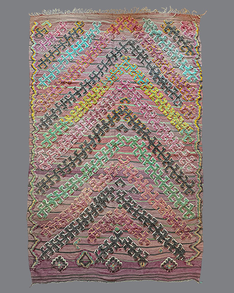Vintage Moroccan Aït Bou Ichaouen Carpet TS39