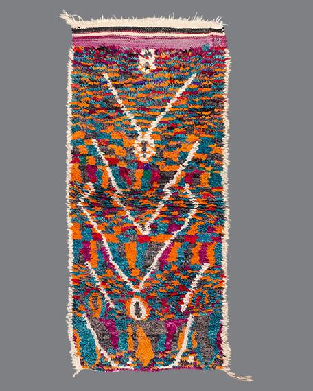 Vintage Moroccan Aït Bou Ichaouen Carpet TS47