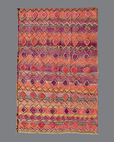 Vintage Moroccan Aït Bou Ichaouen Carpet TS52