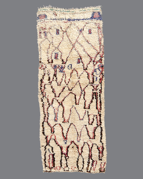 Vintage Moroccan Aït Bou Ichaouen Carpet TS64