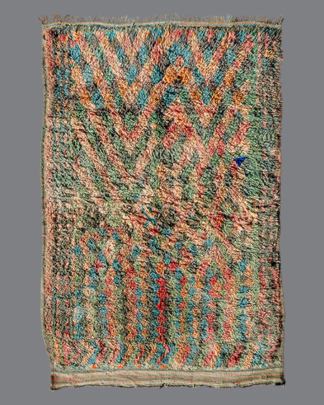 Vintage Moroccan Aït Bou Ichaouen Carpet TS66