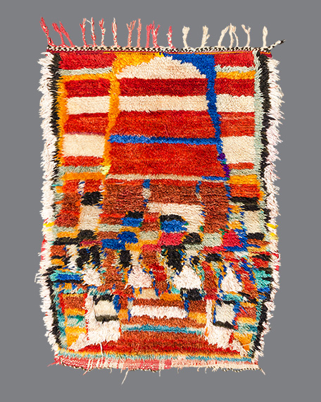 Vintage Moroccan Azilal Carpet AZ76