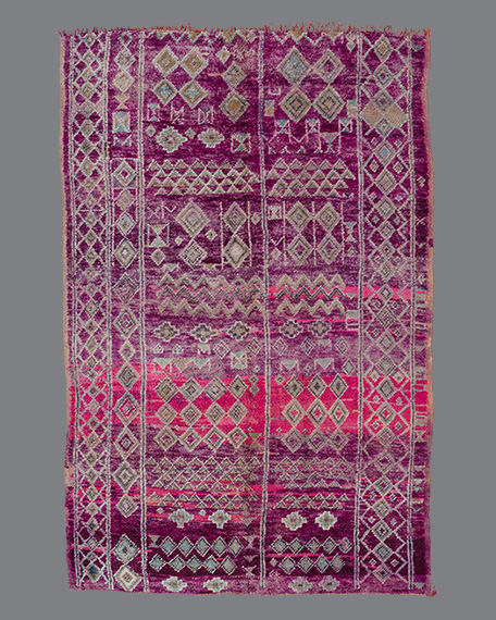 Vintage Moroccan Beni M'Guild Carpet BG_138