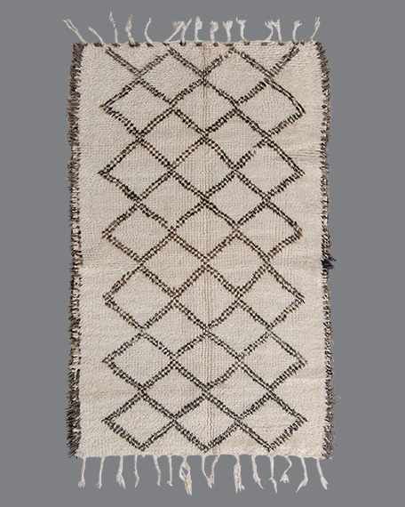 Vintage Moroccan Beni Ouarain Carpet BO_154