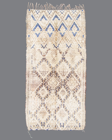 Vintage Moroccan Beni Ouarain Carpet BO_170