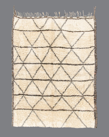Vintage Moroccan Beni Ouarain Carpet BO_174