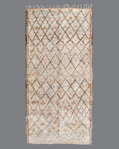 Vintage Moroccan Beni Ouarain Carpet BO_176