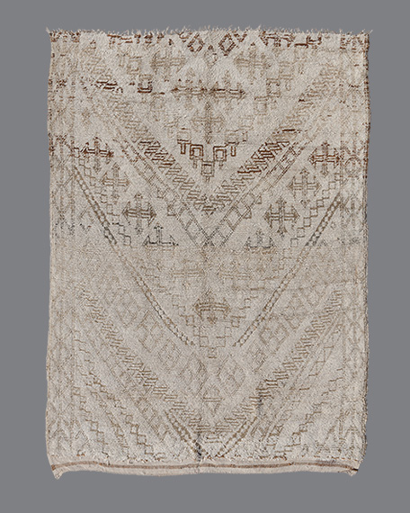 Vintage Moroccan Beni Ouarain Carpet BO_186