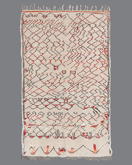 Vintage Moroccan Beni Sadden Carpet BS15