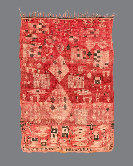 Vintage Moroccan Boujad Carpet BJ53