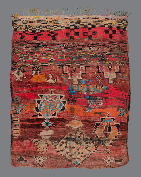 Vintage Moroccan Boujad Carpet BJ85
