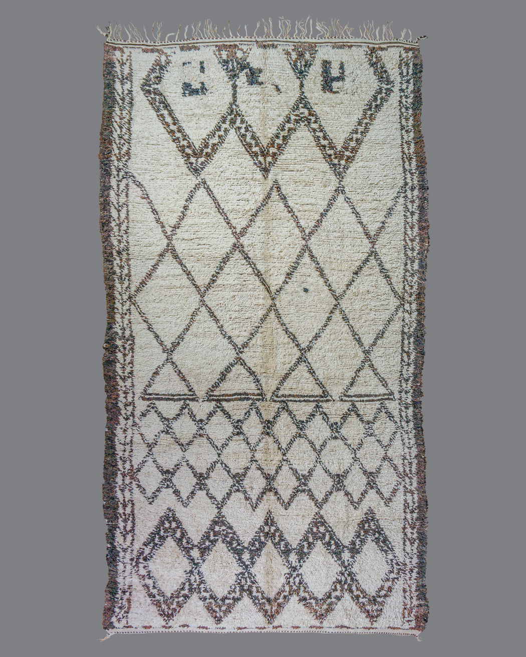 Vintage Moroccan Beni Ouarain Carpet BO_235