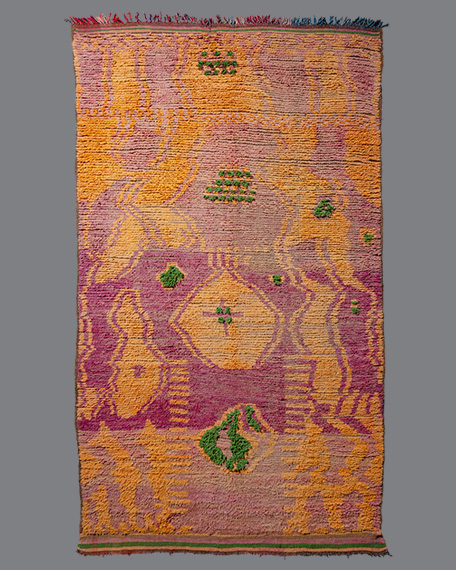 Vintage Moroccan Aït Bou Ichaouen Carpet TS83