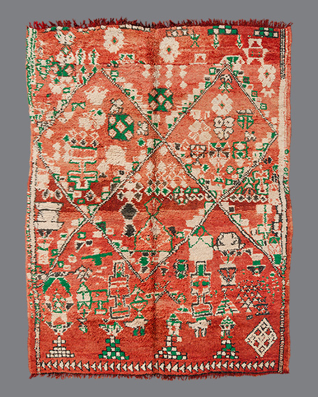 Vintage Moroccan Aït Sgougou Carpet AG08