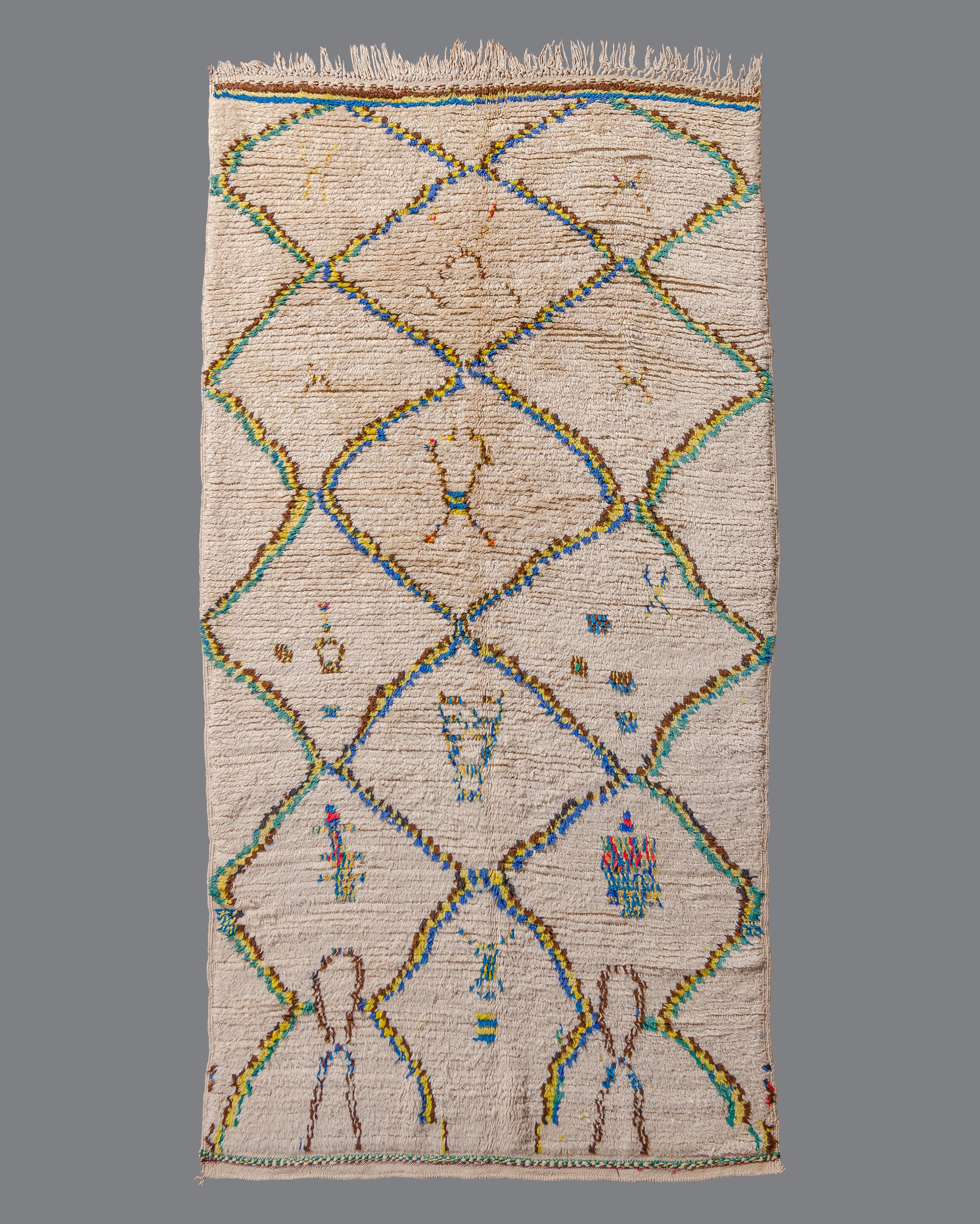 Vintage Moroccan Azilal Carpet AZ86