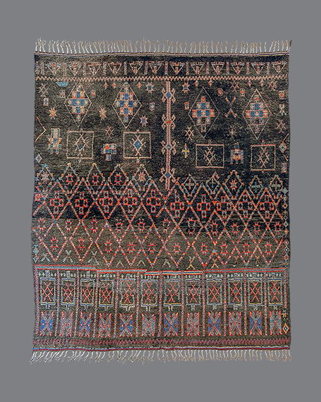 Vintage Moroccan Beni M'Guild Carpet BG_180