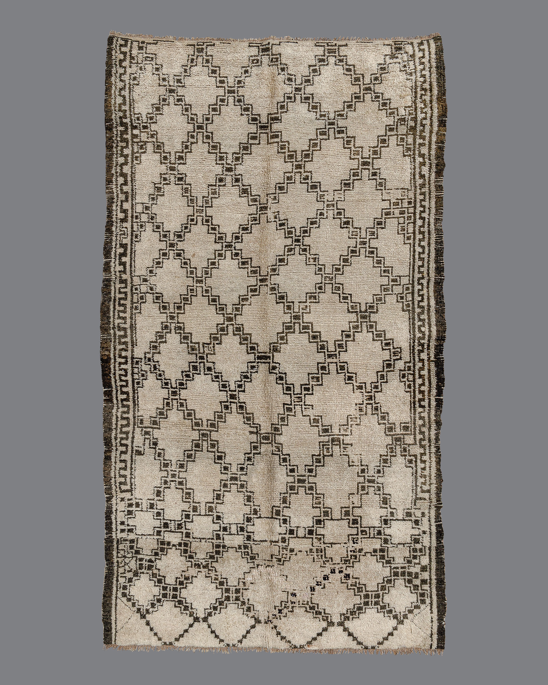 Vintage Moroccan Beni Ouarain Carpet BO_182