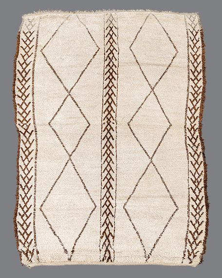 Vintage Moroccan Beni Ouarain Carpet BO_190