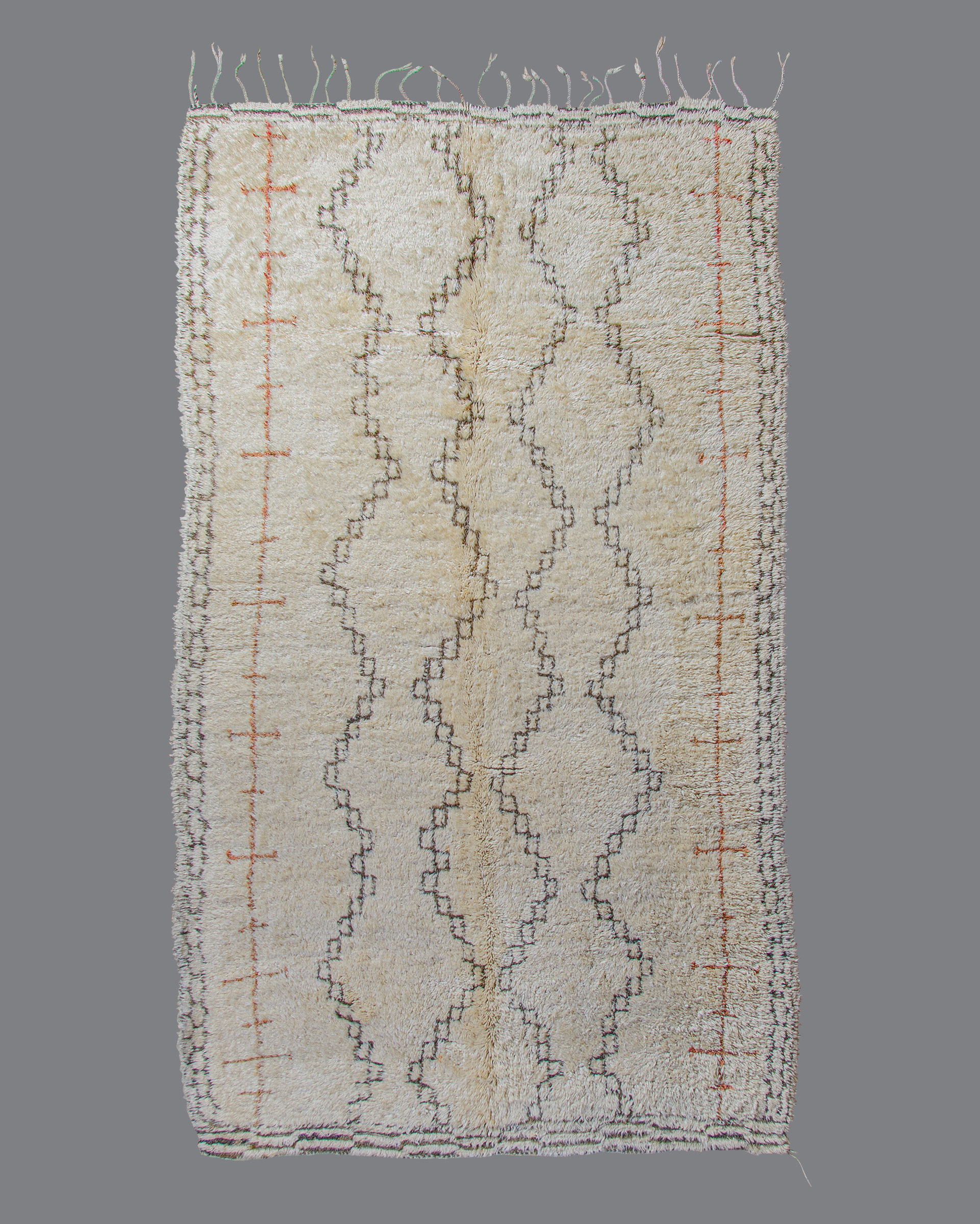 Vintage Moroccan Beni Ouarain Carpet BO_219