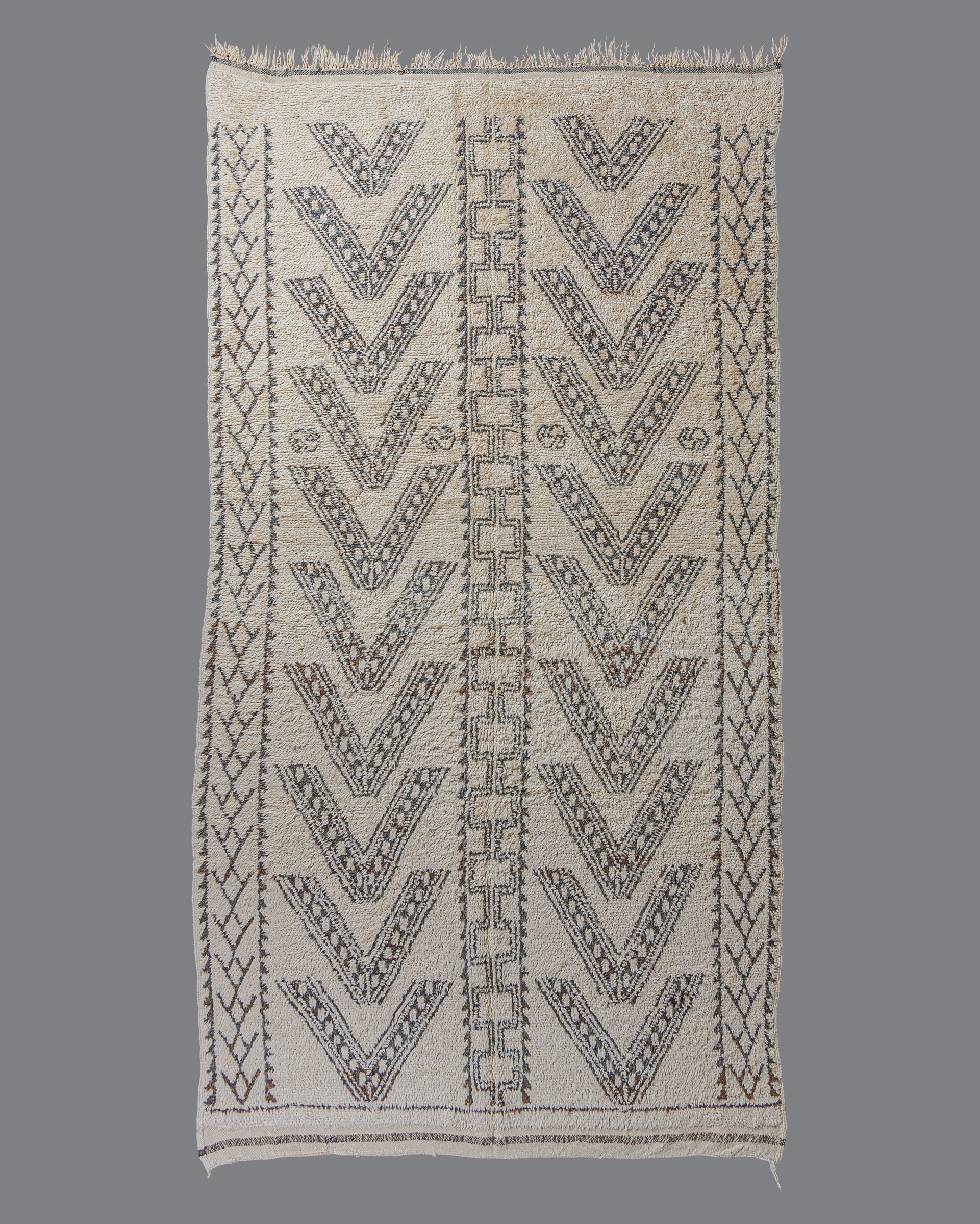 Vintage Moroccan Beni Ouarain Carpet BO_221