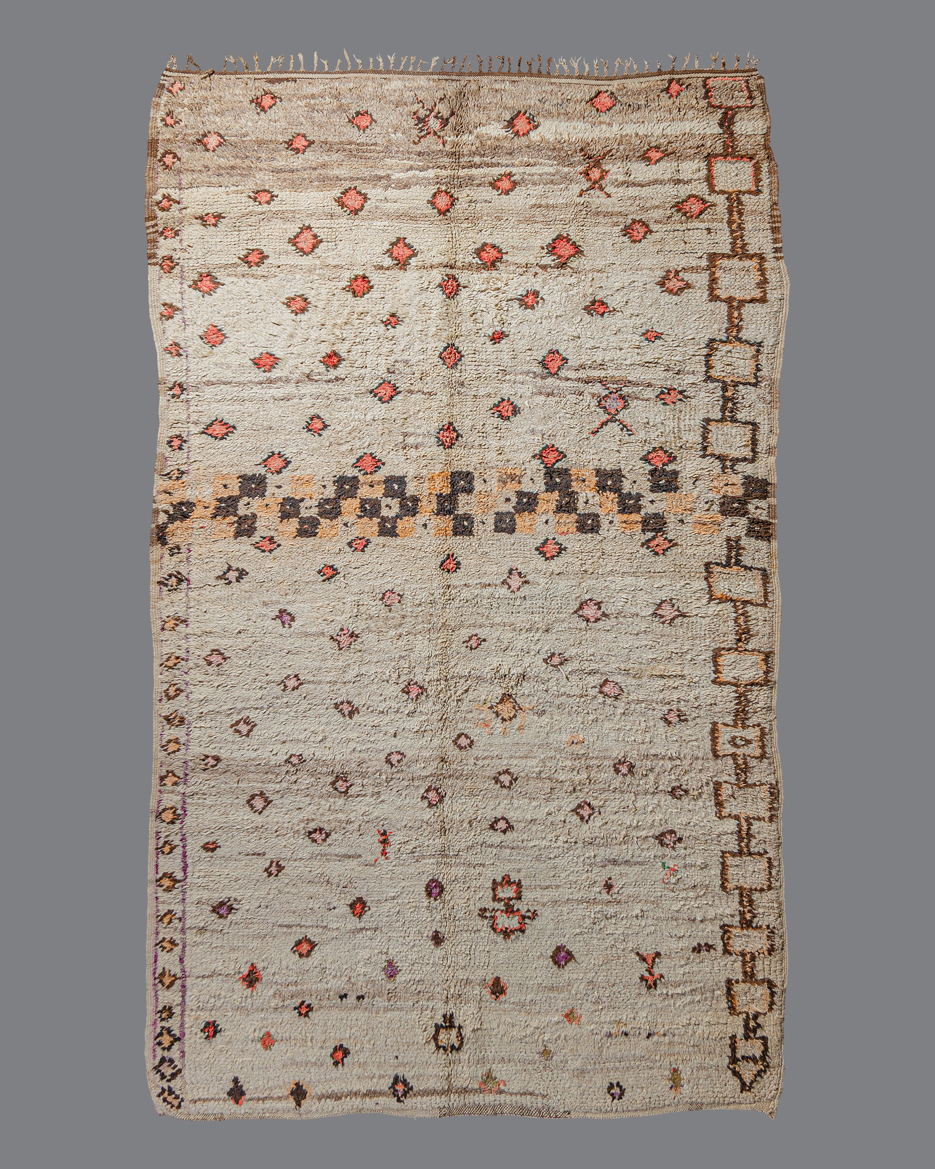 Vintage Moroccan Beni Ouarain Carpet BO_222
