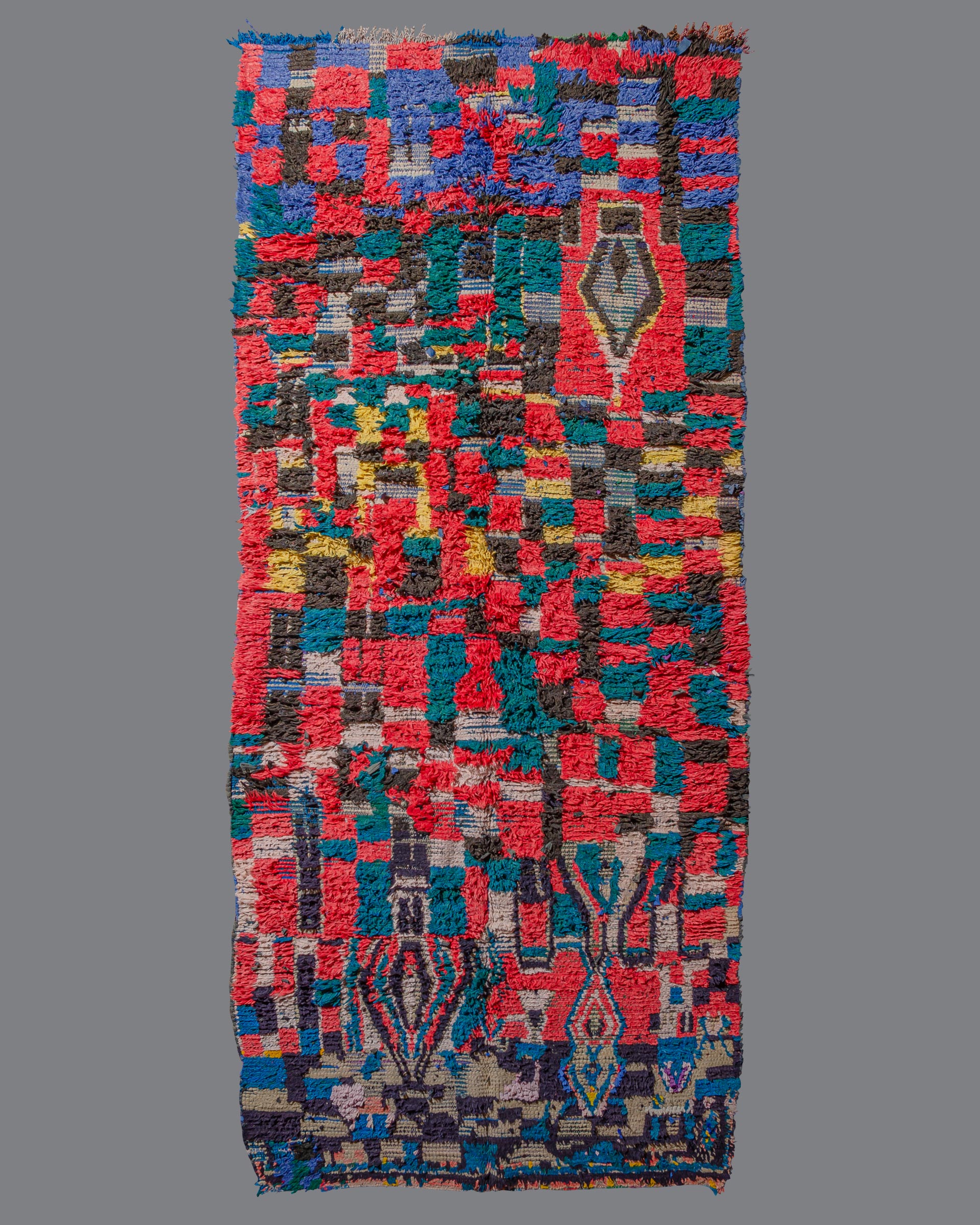 Vintage Moroccan Boujad Carpet BJ_107
