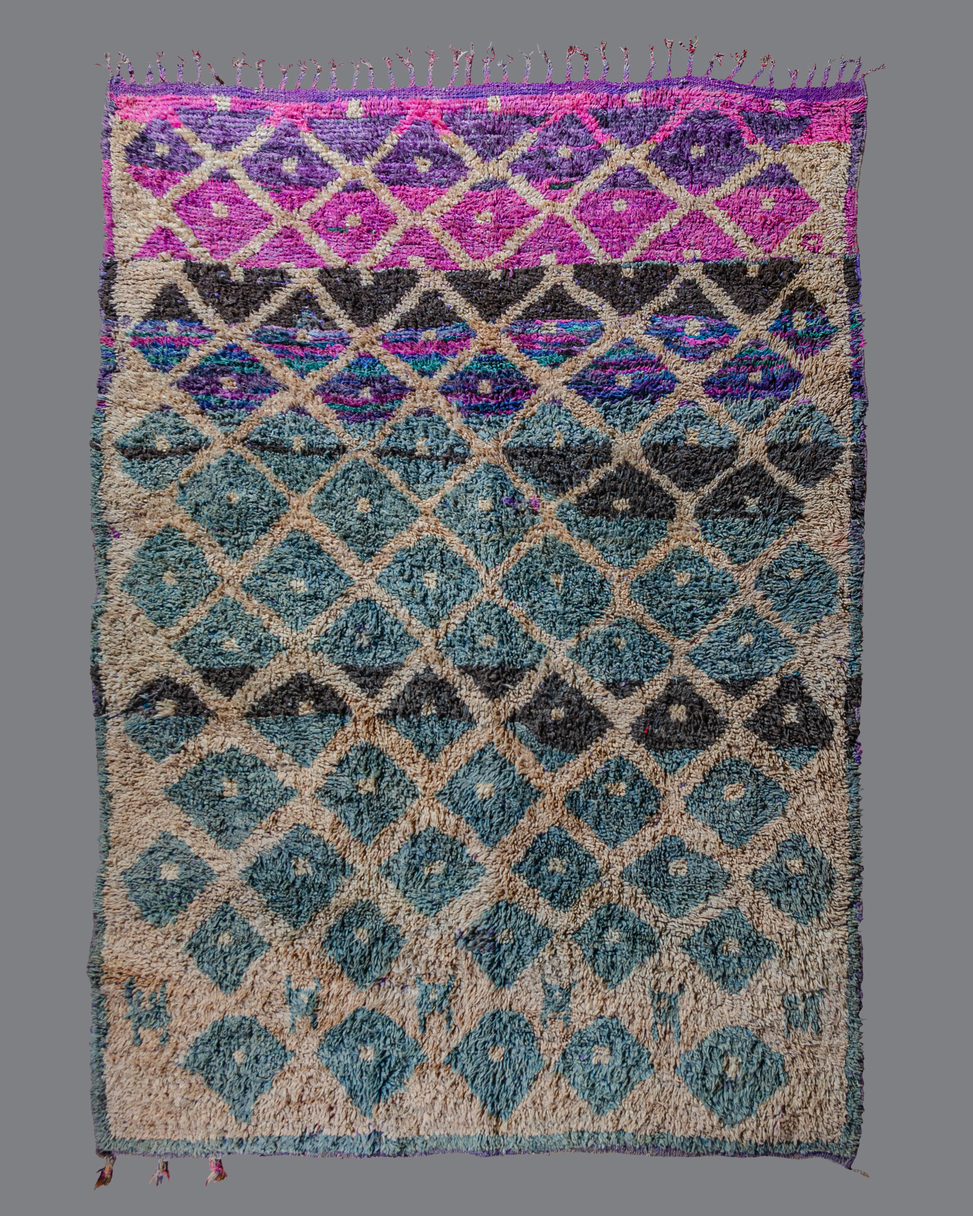 Vintage Moroccan Boujad Carpet BJ_133