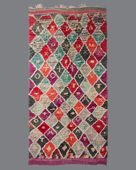 Vintage Moroccan Aït Bou Ichaouen Carpet TS29