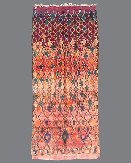 Vintage Moroccan Aït Bou Ichaouen Carpet TS30