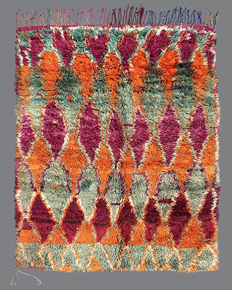 Vintage Moroccan Aït Bou Ichaouen Carpet TS31
