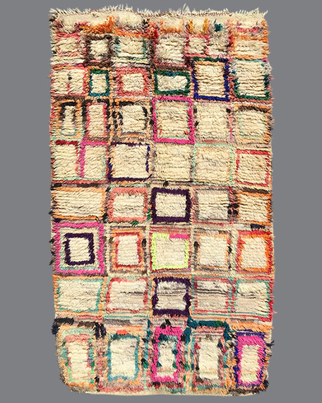 Vintage Moroccan Aït Bou Ichaouen Carpet TS34