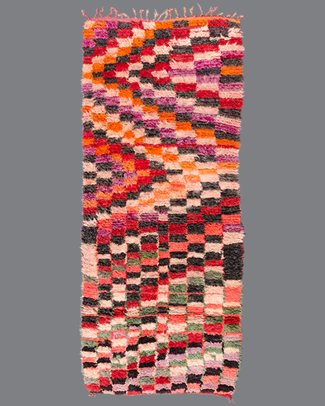 Vintage Moroccan Aït Bou Ichaouen Carpet TS42