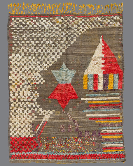 Vintage Moroccan Aït Ouaouzguite Carpet AO02