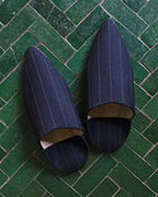 Moroccan Babouches Babouches_Dandy_Navy